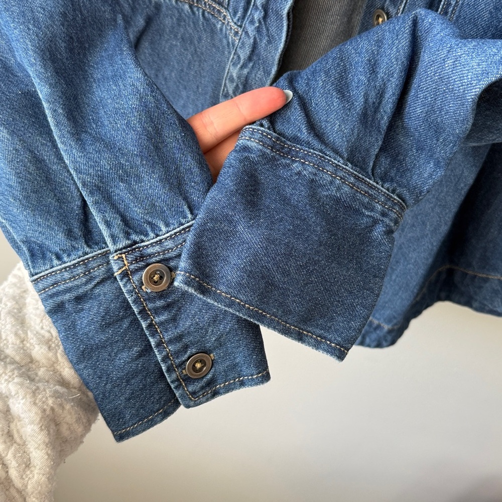 MAYE Classic Denim Button Down - Picture 11 of 11